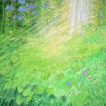 Lichtstrahlen (40x40cm)