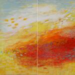 Farbenteppich (100x200cm 2-teilig)