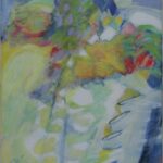 Hinterm Zaun II (40x34cm)