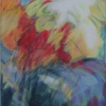 Hinterm Zaun III (40x34cm)